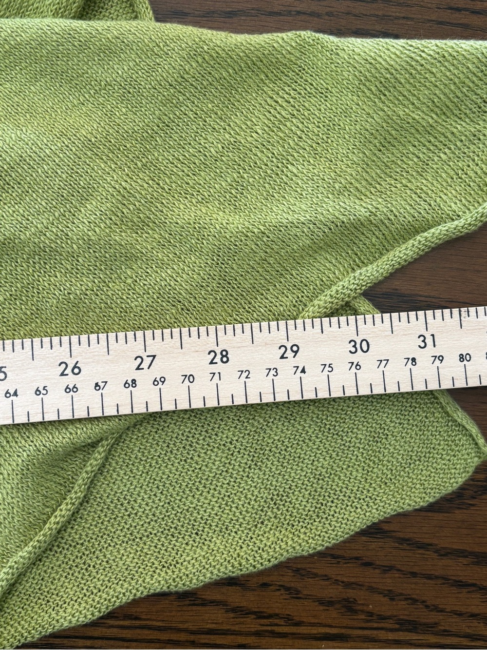 Eileen Fisher 100% Linen Open Front Drape Cardigan Lagenlook Moss Green Sz M - Picture 9 of 11